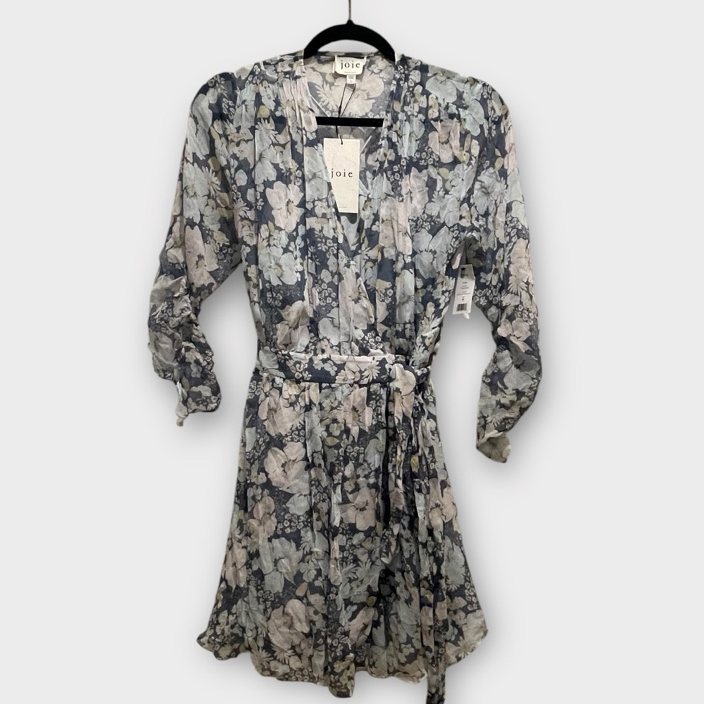 Joie Clara Midnight Blue Silk Dress - Picture 6 of 12
